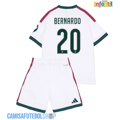 Camisa de time de futebol Real Madrid Bernardo Silva #20 Replicas 1º Equipamento Infantil 2026-27 Manga Curta (+ Calças curtas)